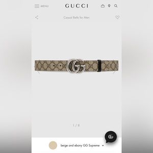 Authentic Gucci Marmont Reversible Belt Size 95  Never Worn, BNWT, In Box